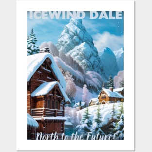 Icewind Dale Tourism Poster - Sword Coast Faerun D&D Art Posters and Art